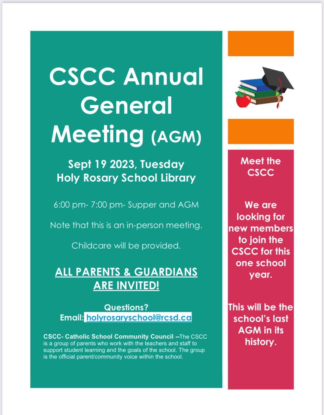 CSCC AGM Poster